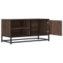 Mueble TV metal y madera ingeniería marrón roble 80x34,5x40 cm von , TV-Möbel - Ref: Foro24-848823, Preis: 68,38 €, Rabatt: %