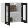 Schwarzer Sperrholz Küchenhängeschrank 60x31x60 cm von vidaXL, Küchenschränke - Ref: Foro24-802522, Preis: 57,35 €, Rabatt: %