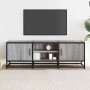Mueble TV madera ingeniería y metal gris Sonoma 120x35x41 cm von , TV-Möbel - Ref: Foro24-848842, Preis: 105,35 €, Rabatt: %
