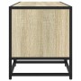 Mueble TV metal y madera ingeniería roble Sonoma 120x35x41 cm von , TV-Möbel - Ref: Foro24-848840, Preis: 101,80 €, Rabatt: %