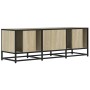 Mueble TV metal y madera ingeniería roble Sonoma 120x35x41 cm von , TV-Möbel - Ref: Foro24-848840, Preis: 101,80 €, Rabatt: %