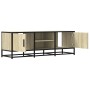 Mueble TV metal y madera ingeniería roble Sonoma 120x35x41 cm von , TV-Möbel - Ref: Foro24-848840, Preis: 101,80 €, Rabatt: %