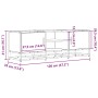 Mueble TV metal y madera ingeniería roble Sonoma 120x35x41 cm von , TV-Möbel - Ref: Foro24-848840, Preis: 101,80 €, Rabatt: %