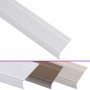 Perfiles de peldaños forma de L 15 uds aluminio plata 67 cm de , Escaleras - Ref: Foro24-146781, Precio: 56,79 €, Descuento: %