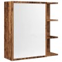 Armario espejo de baño madera envejecida 62,5x20,5x64 cm von , Badezimmerwaschtische - Ref: Foro24-856177, Preis: 74,60 €, Ra...