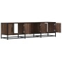 Mueble TV metal y madera ingeniería marrón roble 150x35x41 cm von , TV-Möbel - Ref: Foro24-848863, Preis: 106,64 €, Rabatt: %