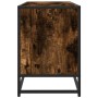 Mueble TV metal y madera ingeniería roble humo 150x35x41 cm by , TV Furniture - Ref: Foro24-848861, Price: 97,50 €, Discount: %