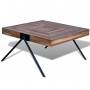 Mesa de centro con patas en forma de V madera de teca reciclada by , Coffee table - Ref: Foro24-241712, Price: 144,86 €, Disc...