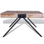 Mesa de centro con patas en forma de V madera de teca reciclada by , Coffee table - Ref: Foro24-241712, Price: 144,86 €, Disc...