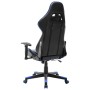 Silla de gaming de cuero sintético negro y azul de vidaXL, Sillones para videojuegos - Ref: Foro24-20502, Precio: 183,40 €, D...