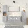 Set muebles de baño 5 piezas madera ingeniería gris hormigón von , Badezimmermöbel - Ref: Foro24-3324878, Preis: 341,41 €, Ra...