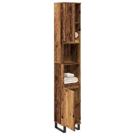 Armario de baño madera de ingeniería envejecida 30x30x190 cm von , Badezimmerwaschtische - Ref: Foro24-857202, Preis: 103,94 ...