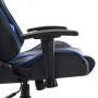 Schwarz-blauer Gaming-Stuhl aus Kunstleder von vidaXL, Gaming-Stühle - Ref: Foro24-20502, Preis: 180,36 €, Rabatt: %