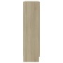 Oak-colored plywood display case 82.5x30.5x115 cm by vidaXL, Bookcases and shelves - Ref: Foro24-802753, Price: 95,54 €, Disc...