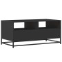 Mesa de centro madera de ingeniería y metal negro 100x50x45 cm by , Coffee table - Ref: Foro24-848784, Price: 102,17 €, Disco...