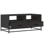 Mesa de centro madera de ingeniería y metal negro 100x50x45 cm by , Coffee table - Ref: Foro24-848784, Price: 102,17 €, Disco...