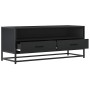 Mueble de TV madera de ingeniería y metal negro 100x34,5x40 cm von , TV-Möbel - Ref: Foro24-848814, Preis: 93,17 €, Rabatt: %