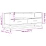 Mueble de TV madera de ingeniería y metal negro 100x34,5x40 cm von , TV-Möbel - Ref: Foro24-848814, Preis: 93,17 €, Rabatt: %