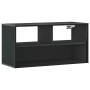 Mueble de TV metal y madera de ingeniería negro 80x31x39,5 cm by , TV Furniture - Ref: Foro24-848924, Price: 47,72 €, Discoun...