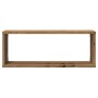 Estantes cubo de pared 2 uds madera roble artisan 60x15x23 cm von , Regale und Regale - Ref: Foro24-856589, Preis: 34,58 €, R...