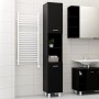 Black plywood bathroom cabinet 30x30x179 cm by vidaXL, Bathroom furniture - Ref: Foro24-802625, Price: 75,35 €, Discount: %