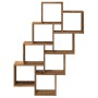 Estante cubo pared madera ingeniería envejecida 90x15x119,5 cm von , Regale und Regale - Ref: Foro24-856596, Preis: 51,72 €, ...