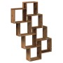 Estante cubo pared madera ingeniería envejecida 90x15x119,5 cm von , Regale und Regale - Ref: Foro24-856596, Preis: 51,72 €, ...