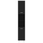 Black plywood bathroom cabinet 30x30x179 cm by vidaXL, Bathroom furniture - Ref: Foro24-802625, Price: 75,35 €, Discount: %
