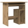 Escritorio de madera de ingeniería roble artisan 80x45x74 cm von , Schreibtische - Ref: Foro24-855995, Preis: 79,52 €, Rabatt: %