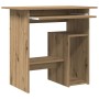 Escritorio de madera de ingeniería roble artisan 80x45x74 cm von , Schreibtische - Ref: Foro24-855995, Preis: 79,52 €, Rabatt: %
