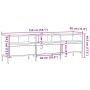 Mueble de TV madera de ingeniería roble artisan 150x30x44,5 cm von , TV-Möbel - Ref: Foro24-857190, Preis: 111,57 €, Rabatt: %