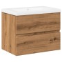 Mueble con lavabo integrado roble artisan by , bathroom vanities - Ref: Foro24-3328922, Price: 172,36 €, Discount: %