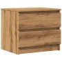 Mesitas de noche 2 uds madera ingeniería roble 50x40x43.5 cm by , Nightstands - Ref: Foro24-856521, Price: 96,16 €, Discount: %