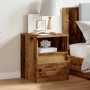 Mesita de noche madera de ingeniería envejecida 40x40x50 cm by , Nightstands - Ref: Foro24-856498, Price: 45,36 €, Discount: %