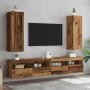 Muebles de TV 2 uds madera ingeniería envejecida 30,5x30x90 cm de , Muebles TV - Ref: Foro24-856395, Precio: 92,25 €, Descuen...