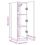 Muebles de TV 2 uds madera ingeniería envejecida 30,5x30x90 cm de , Muebles TV - Ref: Foro24-856395, Precio: 92,25 €, Descuen...