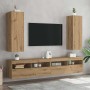 Muebles de TV 2 uds madera roble artisan 30,5x30x90 cm von , TV-Möbel - Ref: Foro24-856397, Preis: 103,85 €, Rabatt: %