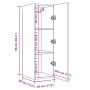 Muebles de TV 2 uds madera roble artisan 30,5x30x90 cm von , TV-Möbel - Ref: Foro24-856397, Preis: 103,85 €, Rabatt: %