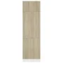 Plywood refrigerator cabinet in oak color 60x57x207 cm by vidaXL, Kitchen cabinets - Ref: Foro24-802541, Price: 184,86 €, Dis...