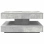 Mesa de centro giratoria 360 grados gris hormigón 70x70x34,5 cm by , Coffee table - Ref: Foro24-858482, Price: 83,10 €, Disco...