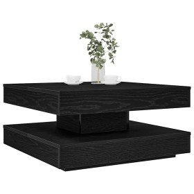 Mesa de centro giratoria 360 grados negro 70x70x34,5 cm by , Coffee table - Ref: Foro24-858480, Price: 92,36 €, Discount: %