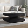 Mesa de centro giratoria 360 grados negro 70x70x34,5 cm by , Coffee table - Ref: Foro24-858480, Price: 96,26 €, Discount: %
