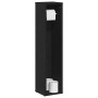 Mueble de baño con portarrollos negro 20,5x20x90 cm by , Bathroom furniture - Ref: Foro24-858507, Price: 27,90 €, Discount: %