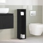 Mueble de baño con portarrollos negro 20,5x20x90 cm by , Bathroom furniture - Ref: Foro24-858507, Price: 27,90 €, Discount: %