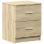 Mesitas de noche 2 uds con 2 cajones roble Sonoma 40x36x50 cm by , Nightstands - Ref: Foro24-858790, Price: 72,03 €, Discount: %
