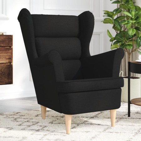 Sillón de tela negro 74x84x100 cm by , Armchairs - Ref: Foro24-4016897, Price: 170,73 €, Discount: %