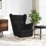 Sillón de tela negro 74x84x100 cm by , Armchairs - Ref: Foro24-4016897, Price: 170,73 €, Discount: %