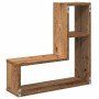 Estantes cubo de pared 2 uds madera envejecida 50x15x50 cm de , Estantes y estanterías - Ref: Foro24-856604, Precio: 33,61 €,...