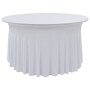 Fundas elásticas para mesa 2 uds con falda 120x74 cm blanco von , Abdeckungen - Ref: Foro24-133581, Preis: 33,59 €, Rabatt: %