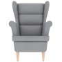 Sillón de tela gris claro 74x84x100 cm von , Sessel - Ref: Foro24-4016895, Preis: 195,58 €, Rabatt: %